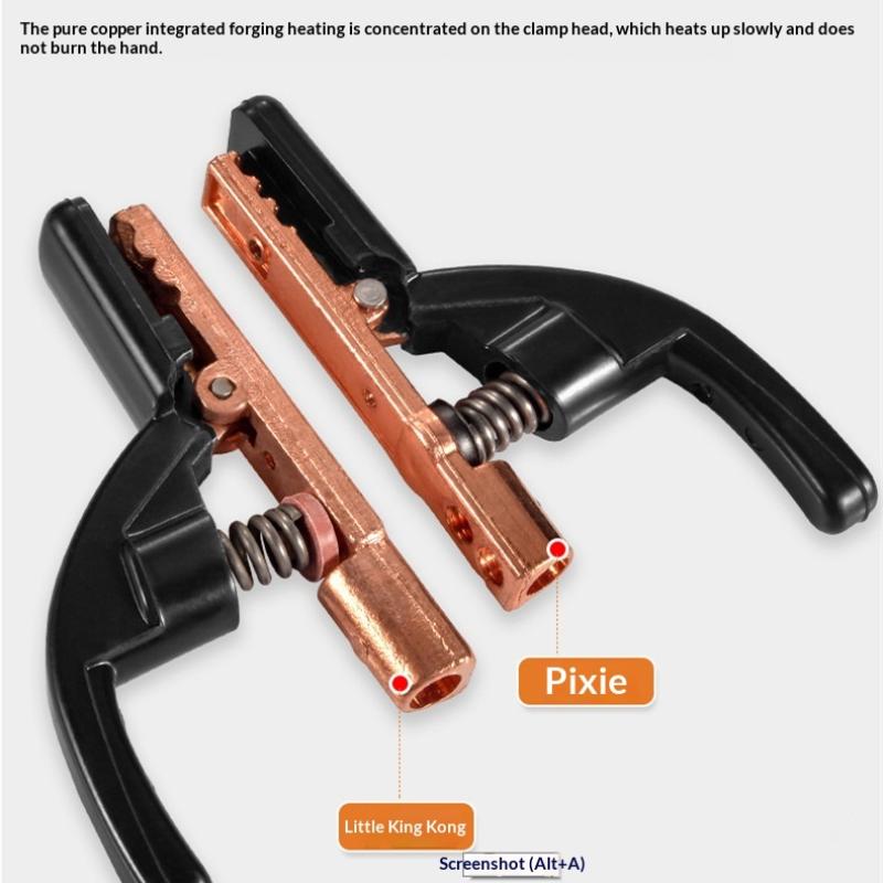 1 шт. Медные клещи с тяжелыми губками и мягкой рукояткой 300 А держатель электрода для дуговой ММА сварки