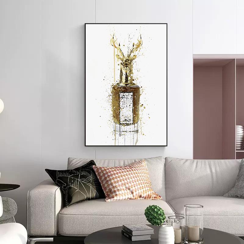 Абстрактные граффити, художественные флаконы для духов, картина на холсте, модные роскошные настенные художественные картины для современной гостиной, Настенный декор, Cuadro
