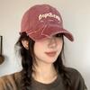 Бейсболка с вышитыми буквами, регулируемая кепка со звездой, бейсболка из выстиранного денима для подростков