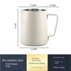 350/600ML Coffee Milk Frothing Pitcher Jug 304 Stainless Steel Precise Scale High Quality Latte Barista Professional CafeUtensil