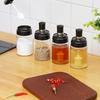 Moisture Proof Seasoning Bottle Kitchen Glass Seasoning Bottle Household Seasoning Jar Multi-Purpose Oil Brush Bottle Combination Set YLE348