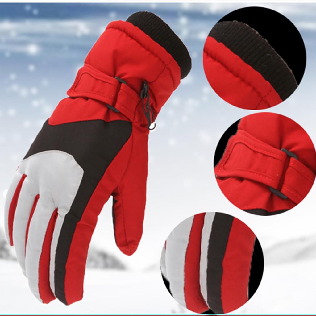 Children's Outdoor Ski Gloves Cycling Gloves Winter Mountaineering Warm Gloves Waterproof