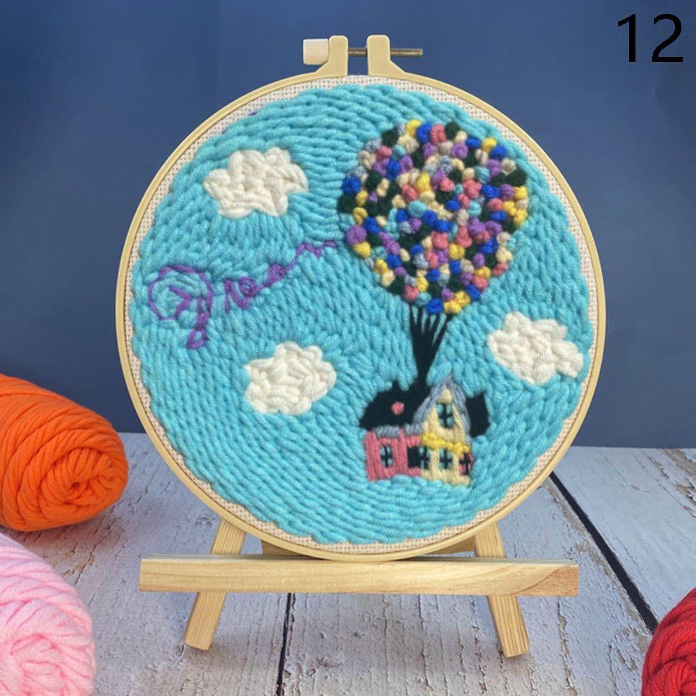 DIY Crafts Швейные принадлежности Вышивальные пяльцы Набор для вышивания Игольчатый дырокол Набор для вышивки крестом