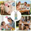 Spring Bunny Balloon, Shiny Easter Decorations, 150x55 cm, Bunny-Shaped Balloon, Easter Balloons, Versatile Party Decoration, For Outdoor Garden, Yard