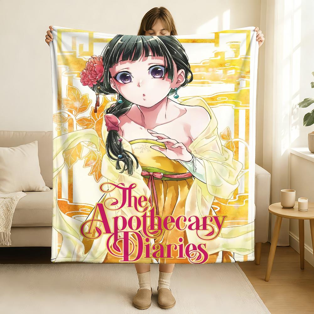 Anime The Apothecary Diaries Blanket Soft and Skin Friendly For Couch Bed Napping Bedspread All Seasons Comforter