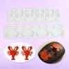 Lobster Crab Fishbone Animal Shape Silicone Cake Lace Mold Butterfly  Swan Cake Decorating Tool DIY French Dessert Baking Tool