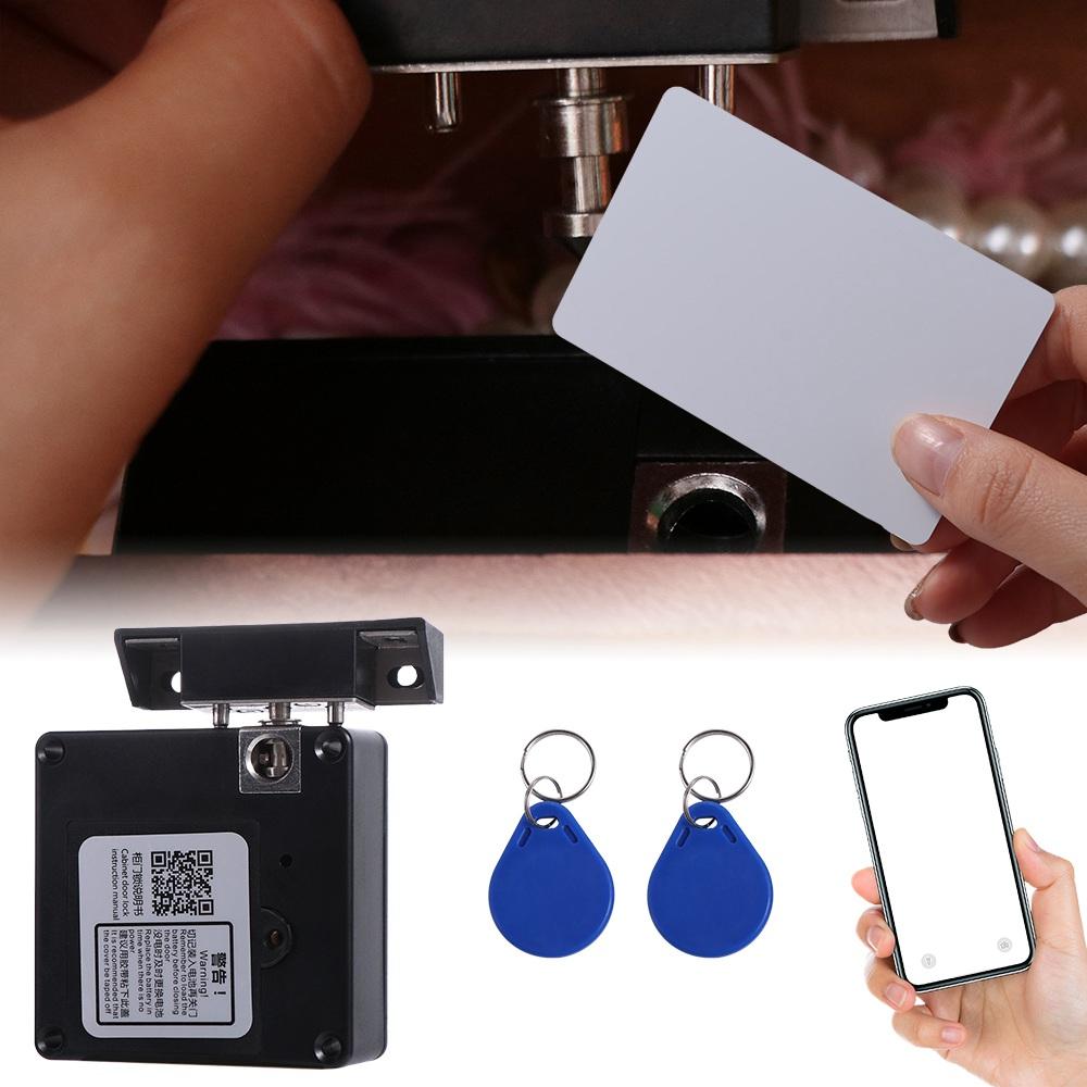 IC card RFID smart lock Invisible Hidde Sensor Cabinet Lock DIY Hidden Cabinet Lock Single Door