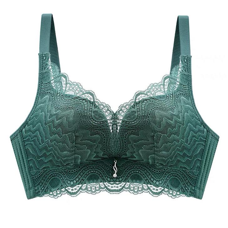 Sexy Lace Push-Up Seamless Bra – No Underwire, Breathable Comfort for Small Chests