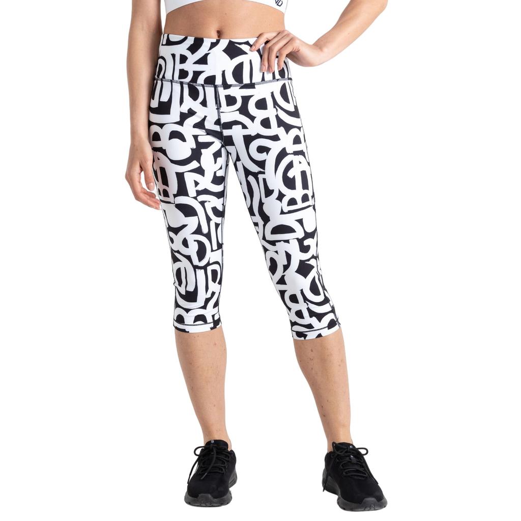 Womens/Ladies Influential Graffiti 3/4 Leggings