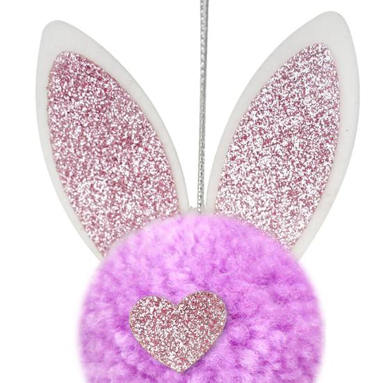 Easter Pendant with Hanging String Non-Woven Easter Bunny Butt Ear Pendant Seasonal Holiday