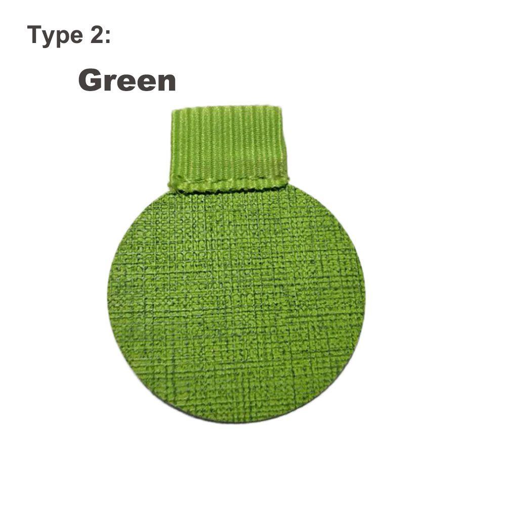 4PCS Useful Portable Convenient Notebook Self-adhesive Pen Holder Elastic Loop Leather Pen Clips