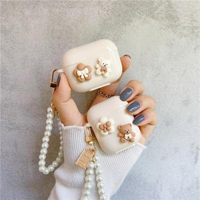 Чехлы для наушников Cute Bear для Apple Airpods 4 2 1 3 (2021) Защитный чехол для наушников Bluetooth с рисунком для Airpods Pro 2