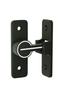 YFFSFDC 90 Degree Fluorescent Door Zinc Alloy Door Clasp Retrofit Rotating Flip Latch Sliding Door Security Lock for and Entrances Buckle, Lock, Lock,