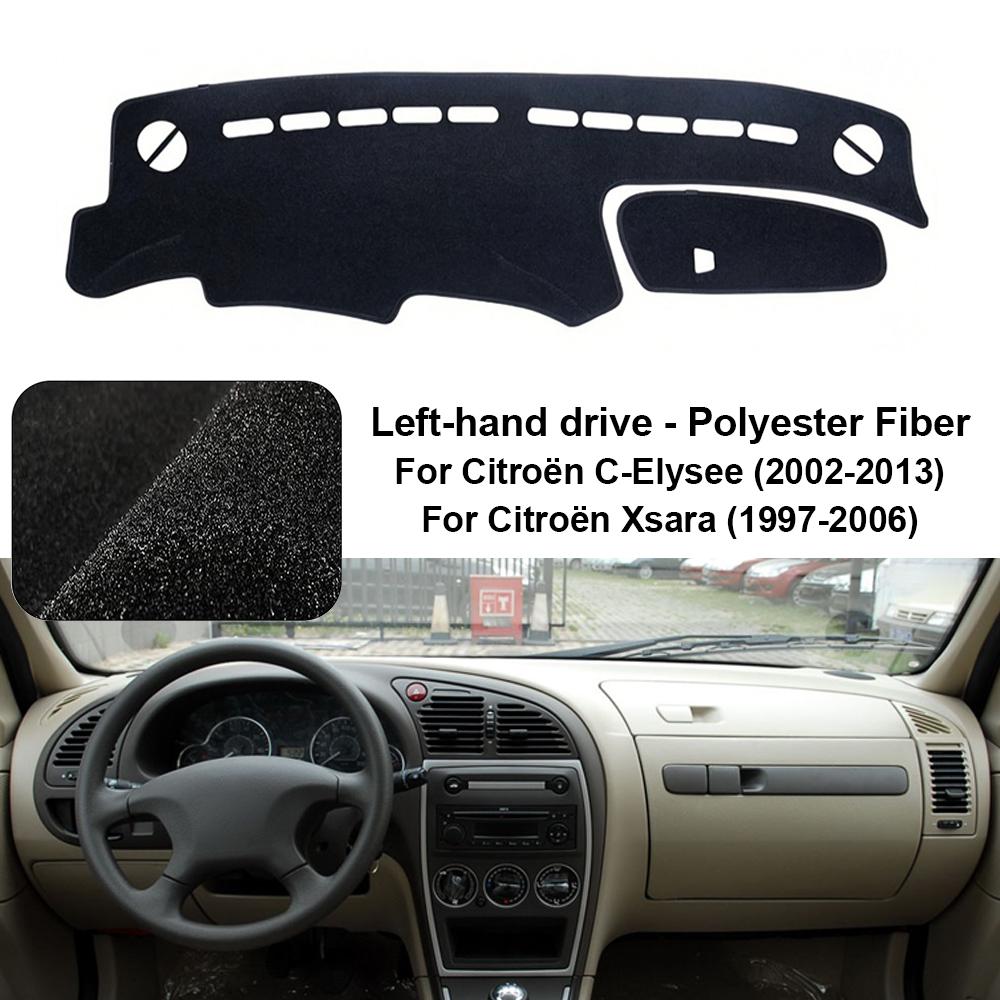 Interior Moulding for 2002-2013 Citroën Élie Dashboard Cover Sunshade Protector Anti-UV Dash Mat Non-Slip Pad
