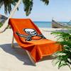 Pirate Skull with Football Design Beach Towel Quick-drying for Travel Outdoor Sports Jogging Beach and Swimming
