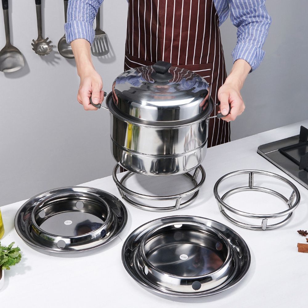 Для газовой плиты кастрюли диаметр сковороды 23/26/29 см двойной держатель полки подставка для вока кухонные принадлежности