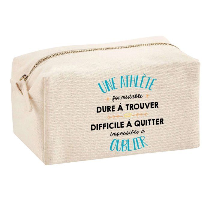 Trousse multifonction Une Athlète Formidable Cadeau Anniversaire Noël Collègue Départ Retraite | Trousse Scolaire Fournitures Bureau