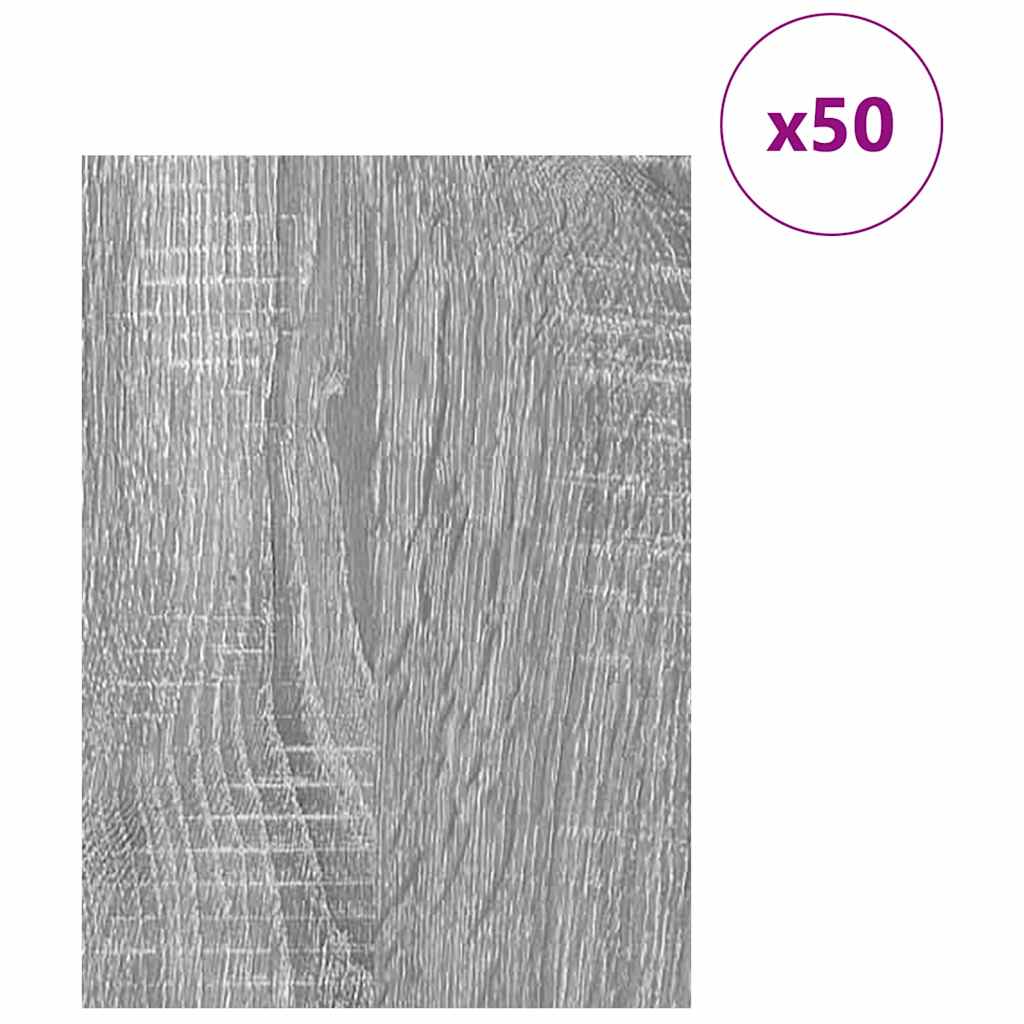 Decorative Panels 50 pcs Grey Sonoma 30 x 42 x 0.27 cm