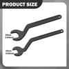 2 Pieces Offset Wrenches 16mm 24mm Clamp RA1152 Supplies Replace Adults Easy to Use Parts