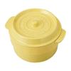 Takenaka Сделано в Японии Takenaka Bento Box Cocopot Round Light Lemon 300 мл (Верхний) 230ml, (Нижняя) Т-76405
