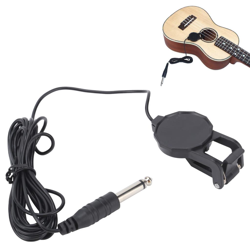 ClipOn Pickup Microphone Piezo Violin Acoustic Guitar Ukulele Musical Instrument Accessories