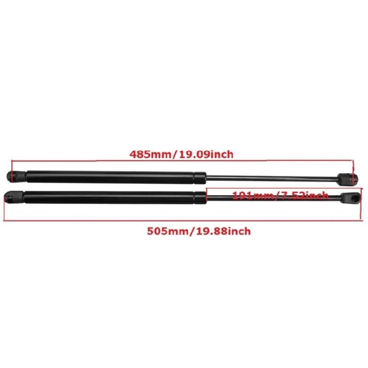 Trunk Lid Support Struts Smooth & Quiet Operate Tailgate Gas Spring Corrosion Resistant Gas Spring for Automotives