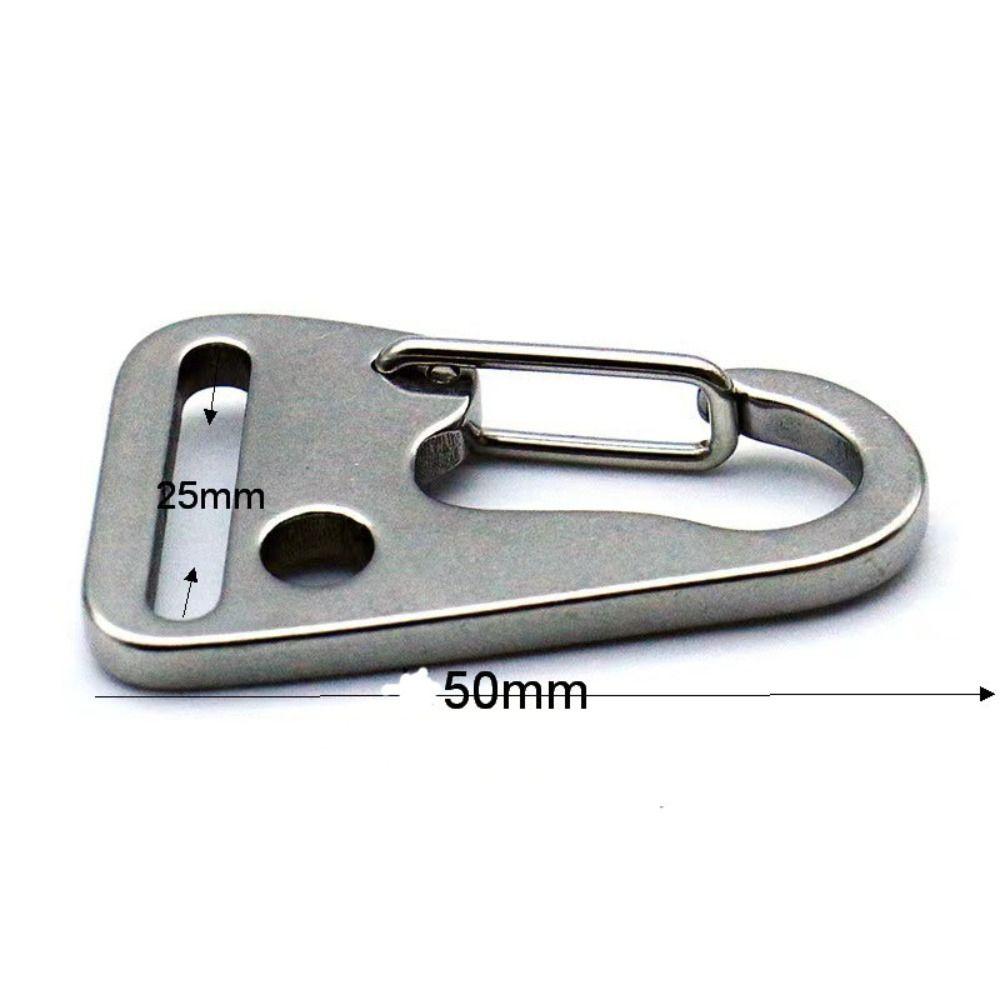 Stainless Steel Hook Clips 20/25/35mm Strap Buckle High Quality Belt Carabiner  Outdoor Tool