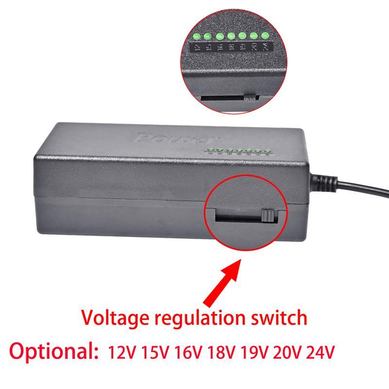 DC 12V/15V/16V/18V/19V/20V/24V 4.5A 96W 65W  Laptop AC Universal Power Adapter Charger for ASUS DELL Lenovo Sony Toshiba Laptop