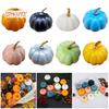 12Pcs Artificial Pumpkins, Lightweight Foam Decor