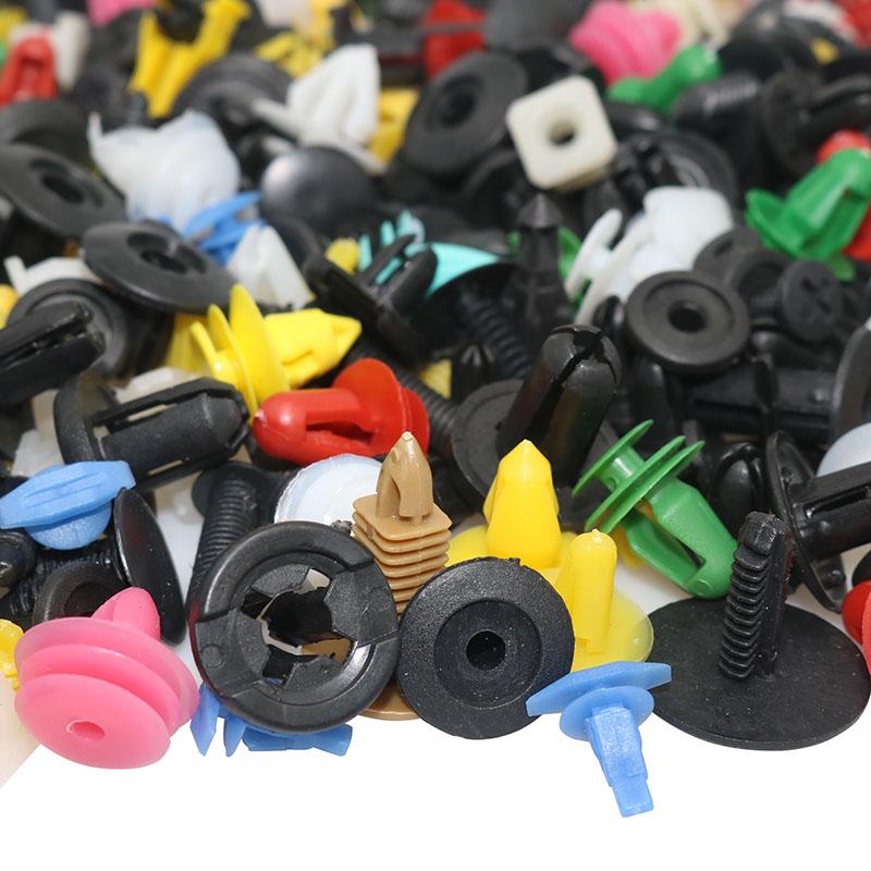 500 шт./компл. смешанный автомобильный бампер колесо бровь крыло пластиковый крепеж винт заклепка для всех автомобилей набор зажимов