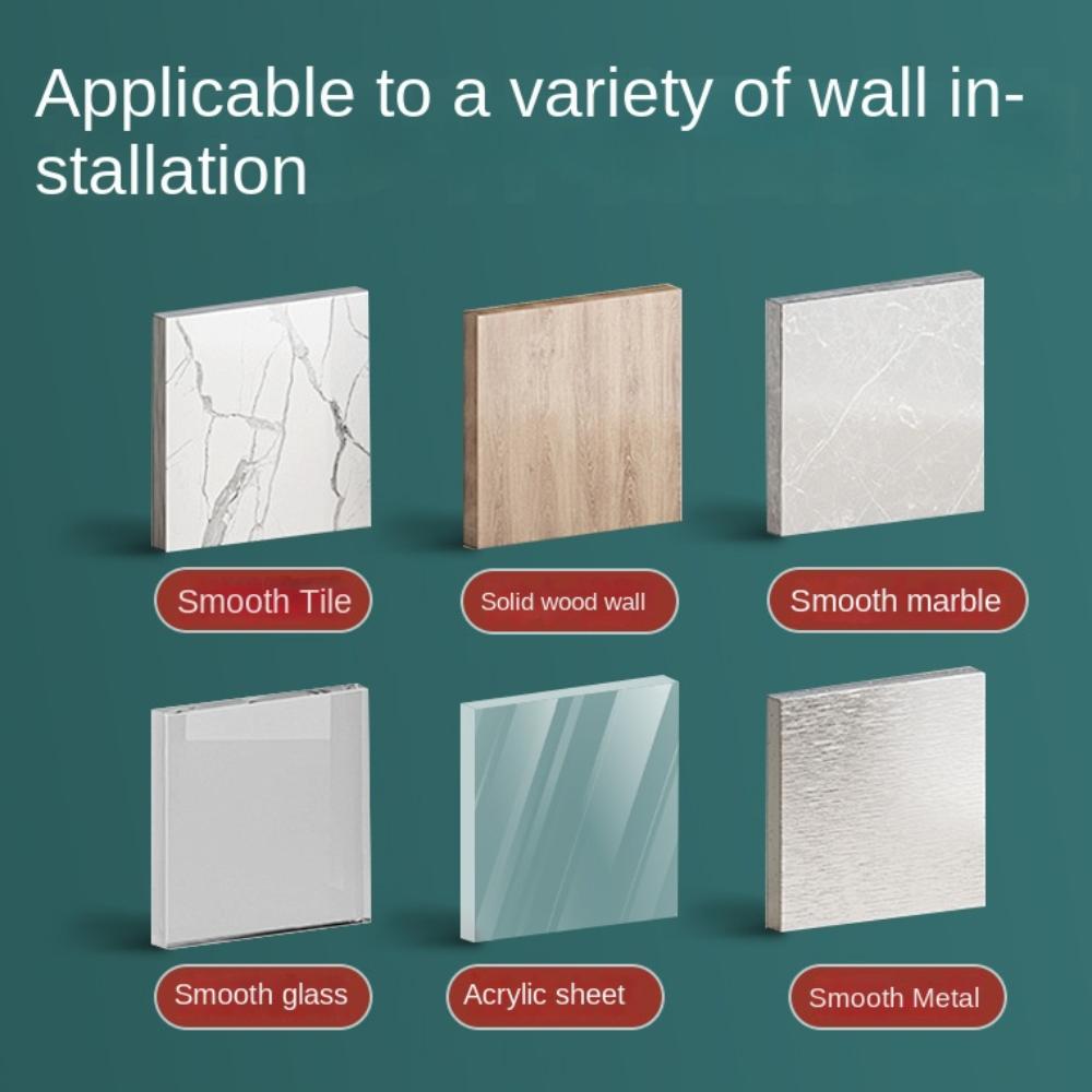 Adjustable Suction Cup Shower Bracket Strong Bearing Shower Fixed Base Showerhead Rack