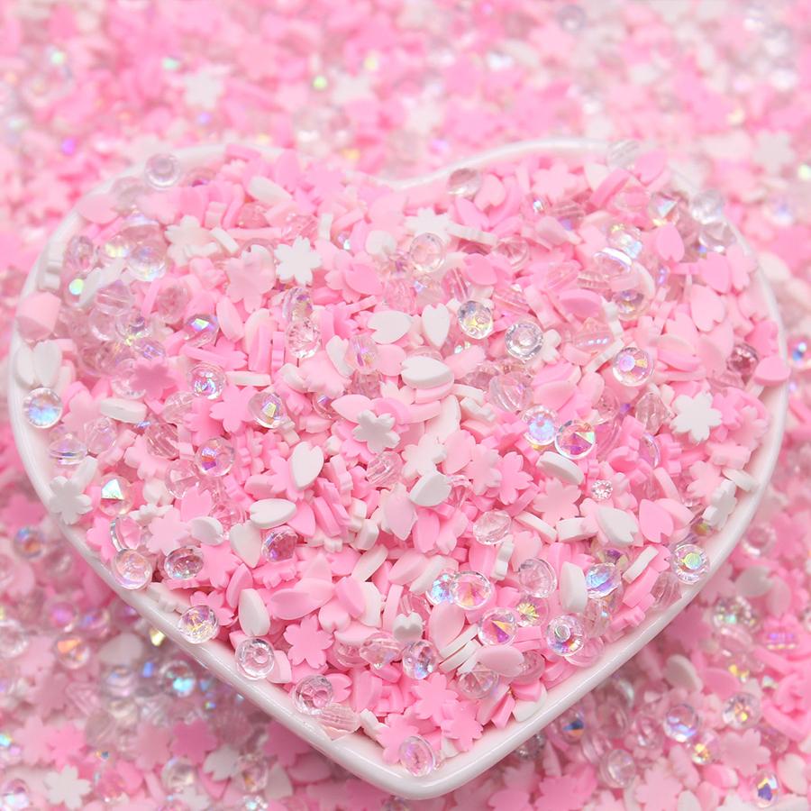 5mm Fruits Shape Christmas Halloween Sprinkles Polymer Clay Slices for Nail Slime Epoxy Resin Craft Diy