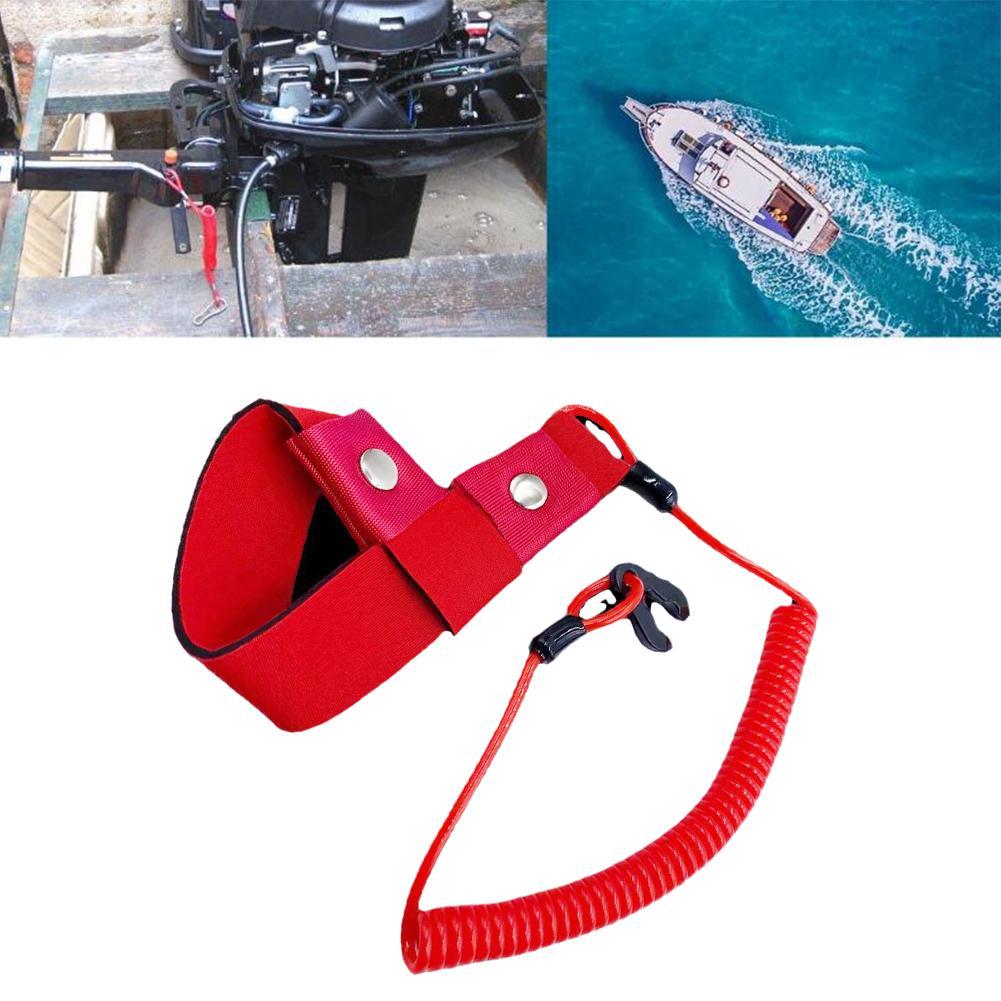 Marine Outboard Engine Boat Motor Kill Stop Switch For YAMAHA Jet Ski 2-425hp Key Rope Safety Lanyard Tether FX140 Safety Motor