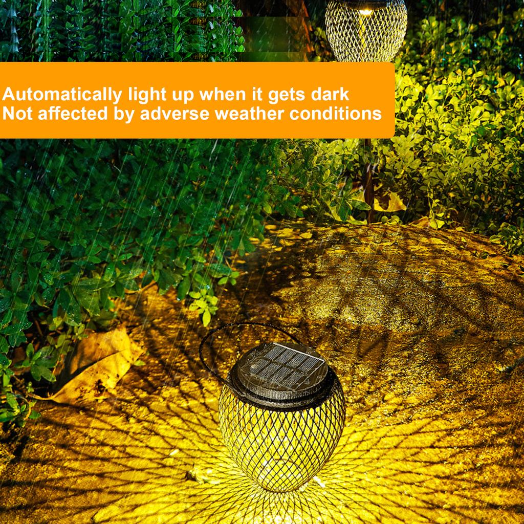 Солнечный фонарь, уличный подвесной светильник на солнечной энергии, садовый двор, пейзажный светильник, подвесной светильник