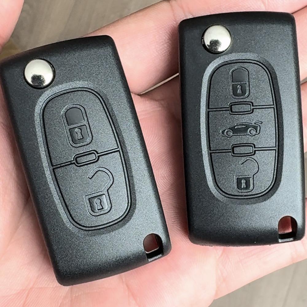 YOCASTY Складной Пульт Ключ Корпус Крышка Для Citroen C2 C3 C4 C5 C6 Xsara Berlingo Для Peugeot 207 307 308 407 607 807 HU83 VA2