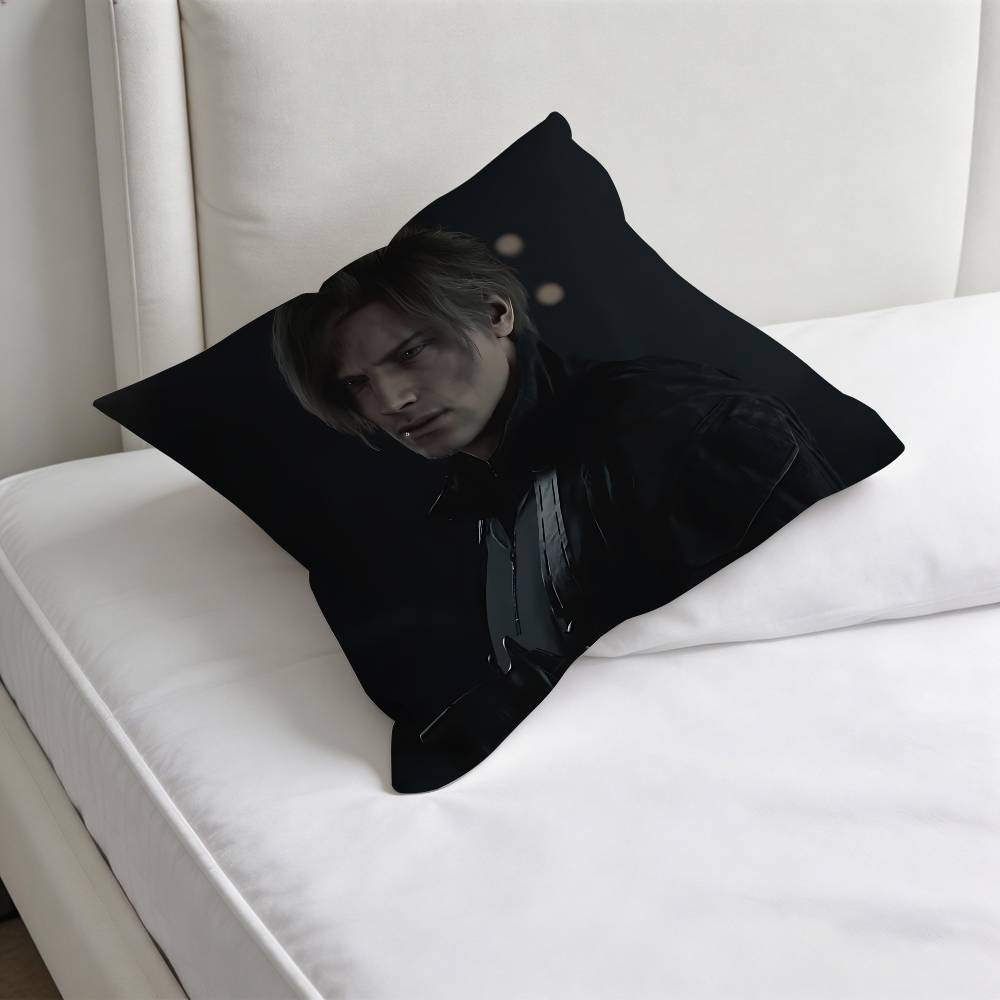 LLeon KKennedy Cool Fashion Square Pillow Case Durable Throw Pillow Cover for Sofa Couch Chair