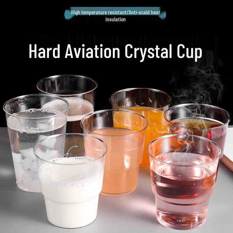Disposable Crystal Clear Plastic Cups for Commercial and Household Use