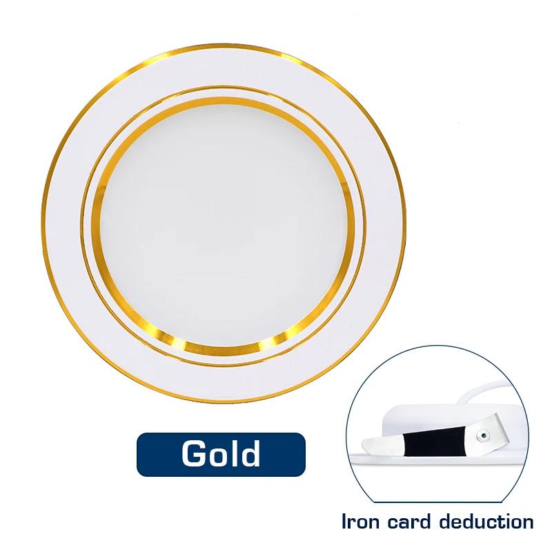 LED Downlight 12V 24V 110V 220V Spot Three Colors 5W 9W 12W 15W 18W Recessed In LED Ceiling Downlight Light Cold Warm White Lamp