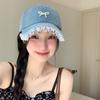 Fashion Sun Protection Bow Lace Baseball Hats Adjustable Windproof Hip Hop Hat Breathable Cowboy Sunscreen Hats Men Women