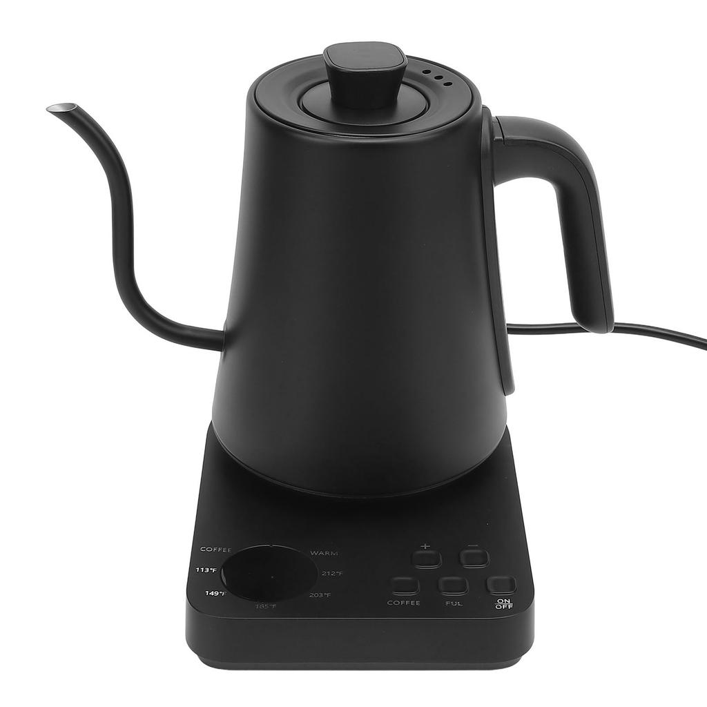 Чайник для пуровера 1200 Вт 1000 мл 5 уровней температуры Электрический чайник с гусиным носом для чая и кофе