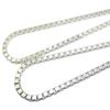 925 Silver Chain Necklace Venetian Chain Thick 50cm Silver Necklace Silver Chain Only Venetian Necklace Simple Cool Necklace Silver Chain Men's 3.0mm