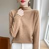Женский кашемировый свитер Qinghe Cashmere 30% Кашемир 70% Шерсть Осенне-зимний кашемировый пуловер Мягкий и теплый