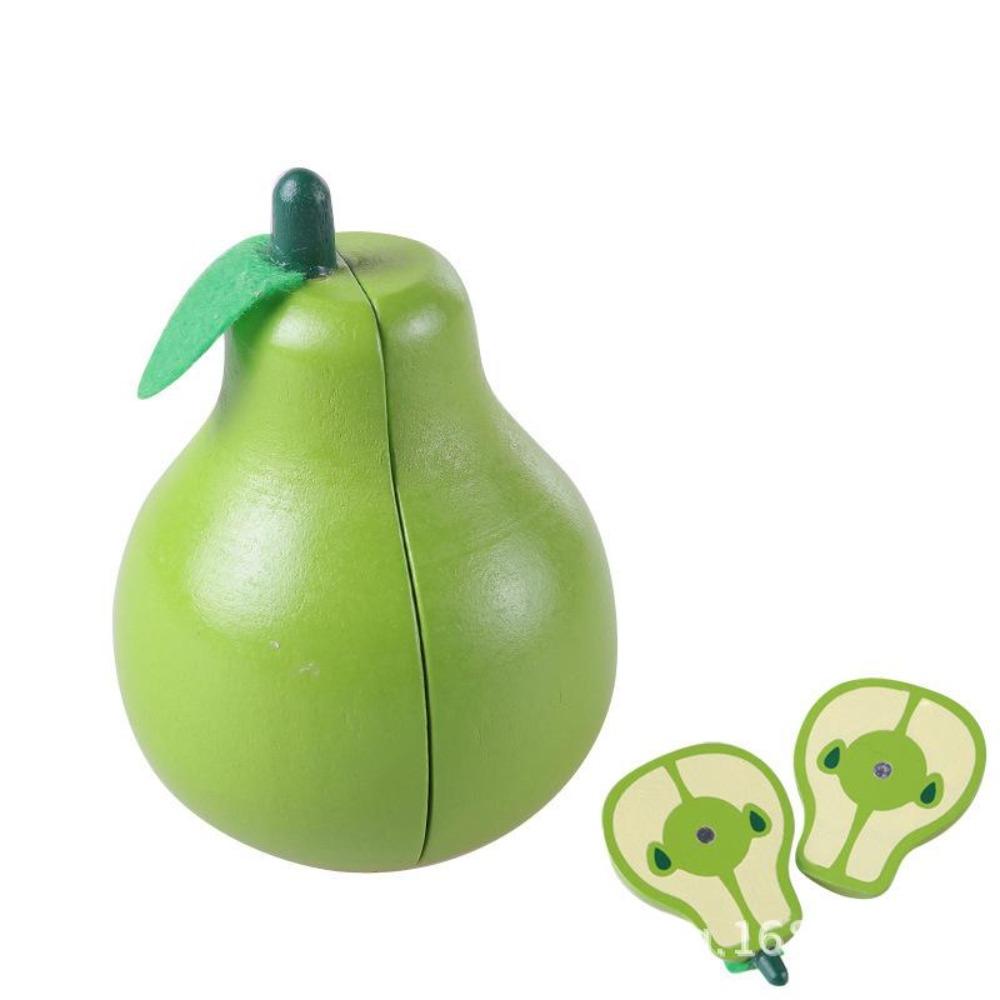 1 шт. деревянная игрушка магнитная резка фруктов и овощей еда ролевые игры моделирование кухня ролевые игры развивающие игрушки для детей