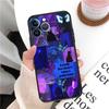 Чехол для мобильного телефона iPhone14 Plus, роскошный розовый чехол с цветком-бабочкой, окрашенный и устойчивый к падениям.