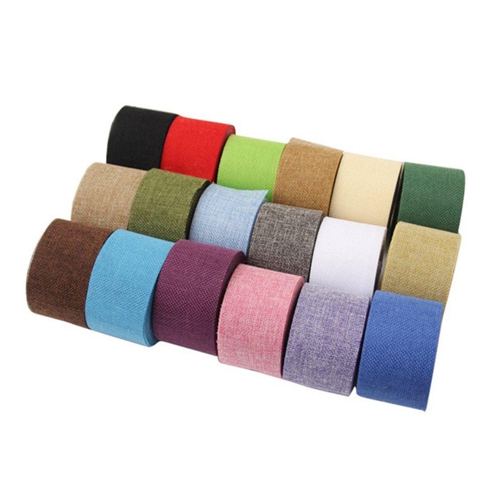 Home Decor Wedding Decoration Bag Wrapping Braided Burlap Ribbon Jute Burlap Ribbon Gift Packing