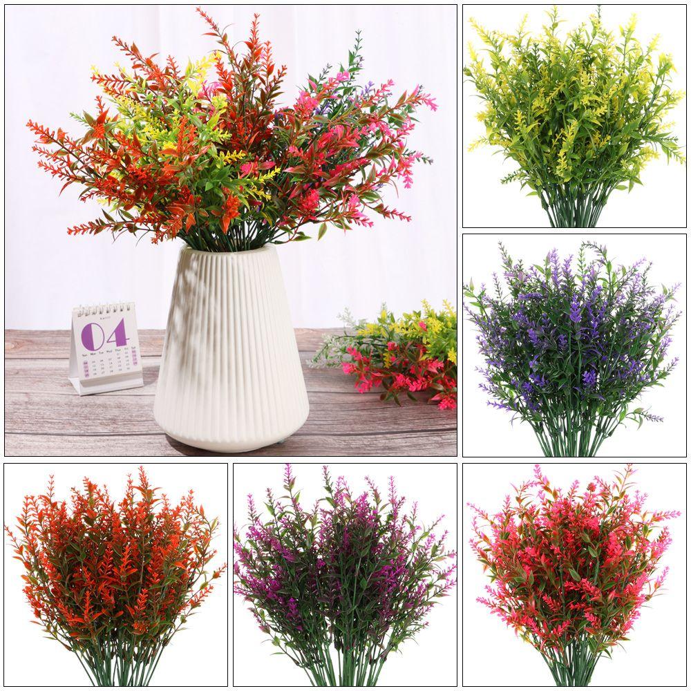 Wedding Supplies Beautiful DIY Imitation Plants Fake Flower Simulation Lavender Artificial Flowers