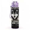 1PC Wolf Dark Mask Text Quote Print 750ml Color Plastic Sports Water Bottle Leakproof Flip Straw Lid Suitable for Sports Office Home Use