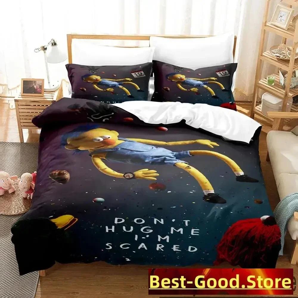 3D Print Dont Hug Me Im Scared Bedding Set Boys Girls Twin Queen King Size Duvet Cover Pillowcase Bed Boys Adult
