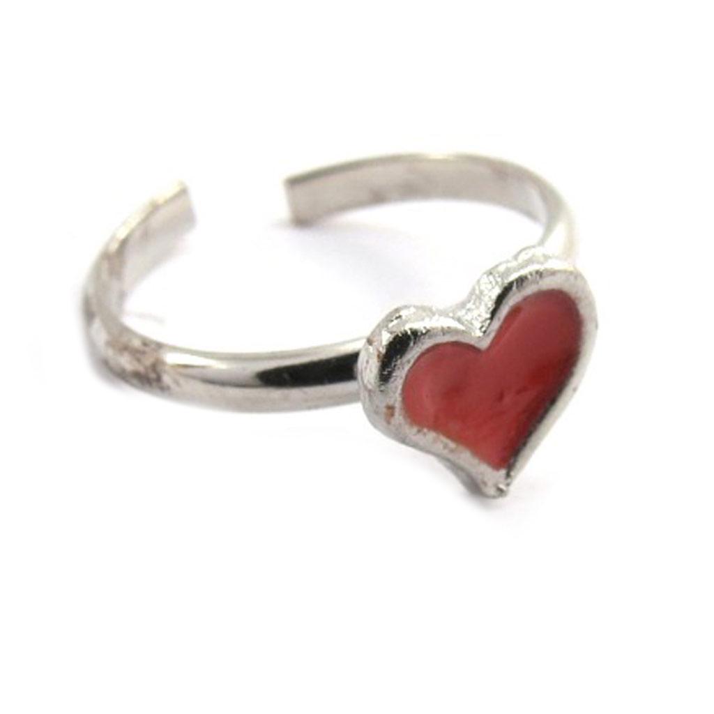 Les Trésors De Lily [K0658] — Красное кольцо на ногу «Love».