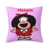 Manga Quino Mafalda Cushion Cover Kawaii Cartoon Velvet Luxury Pillows Living Room Decoration